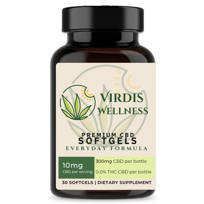 CBD Softgels 10mg Everyday Formula (Qty 30)