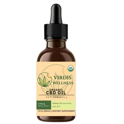 Organic CBD Tinctures for Dogs, Cats and Pets - Unflavored