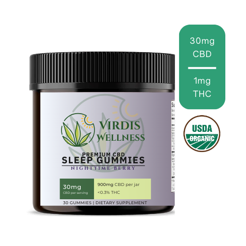 CBD Sleep Gummies (30mg CBD + 3mg CBN) -  Mixed Berry