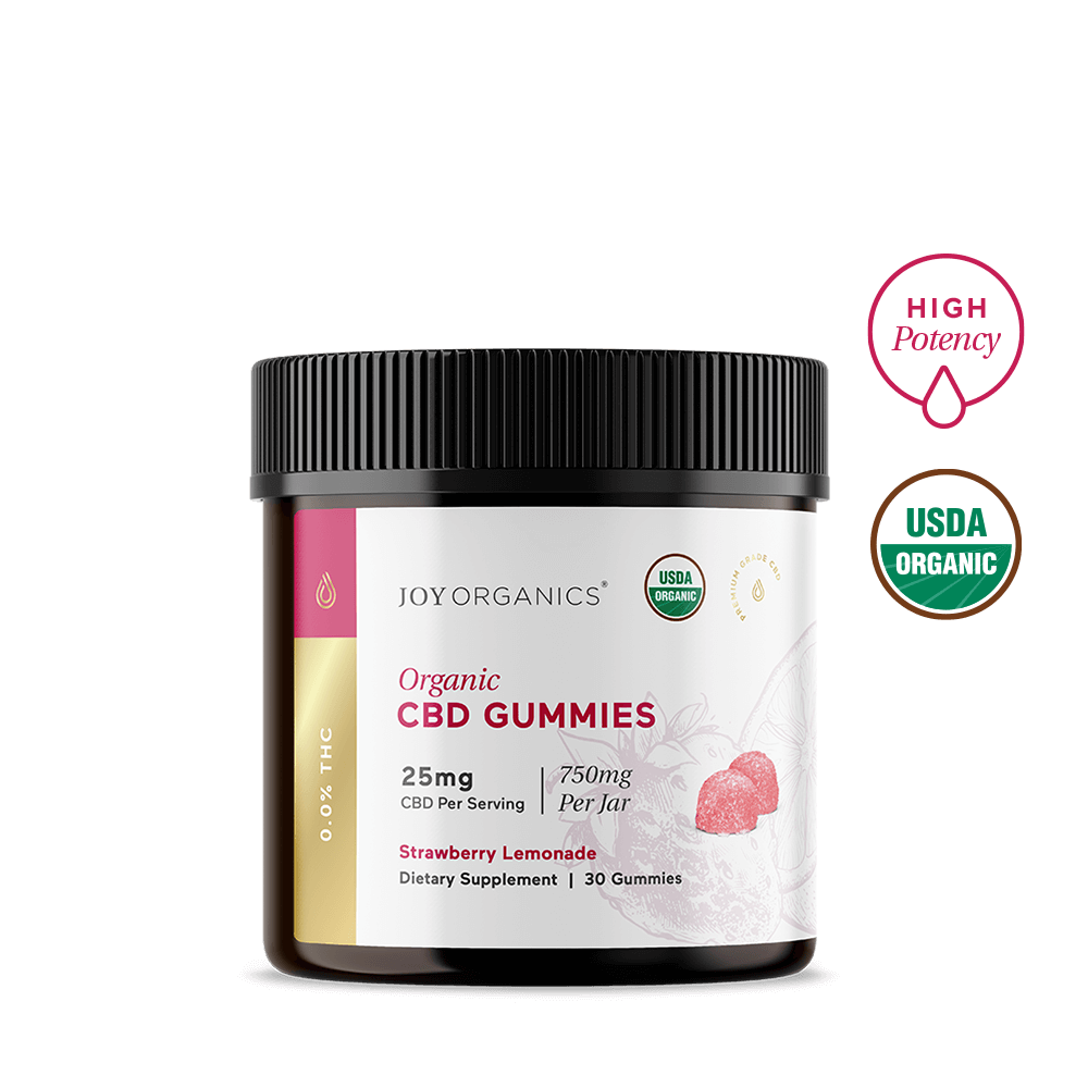 Organic CBD Gummies (THC-Free) - Strawberry Lemonade